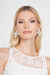 White Lace Midi Dress with Slip